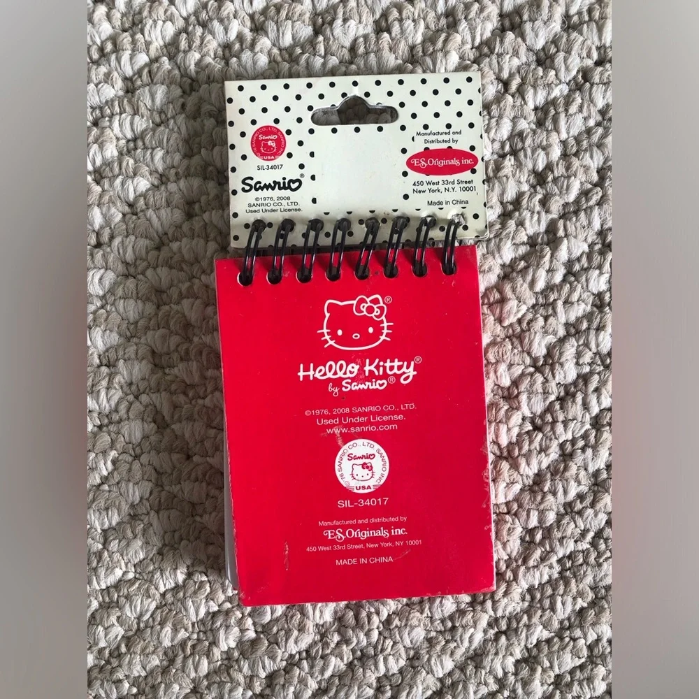 New Sanrio Hello Kitty Red Notepad